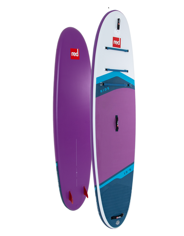 10'6" Ride Purple MSL Inflatable Paddle Board Package.