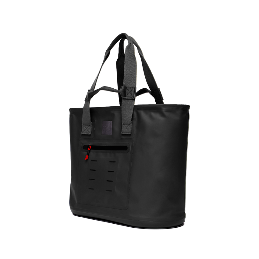 Red Equipment Waterproof Tote Bag 33L Obsidian Black