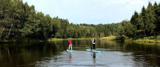 SUP in Latvia: Paddleboarding on the Gauja River