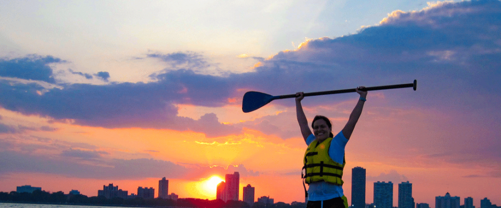 Paddling Lake Michigan, Chicago