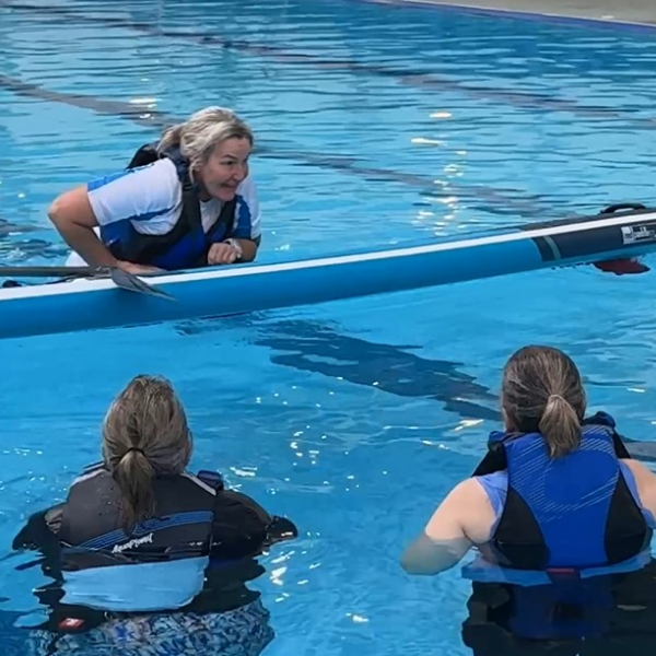 SUP Rescue with Moi's SUP School and Plus Sized Paddler