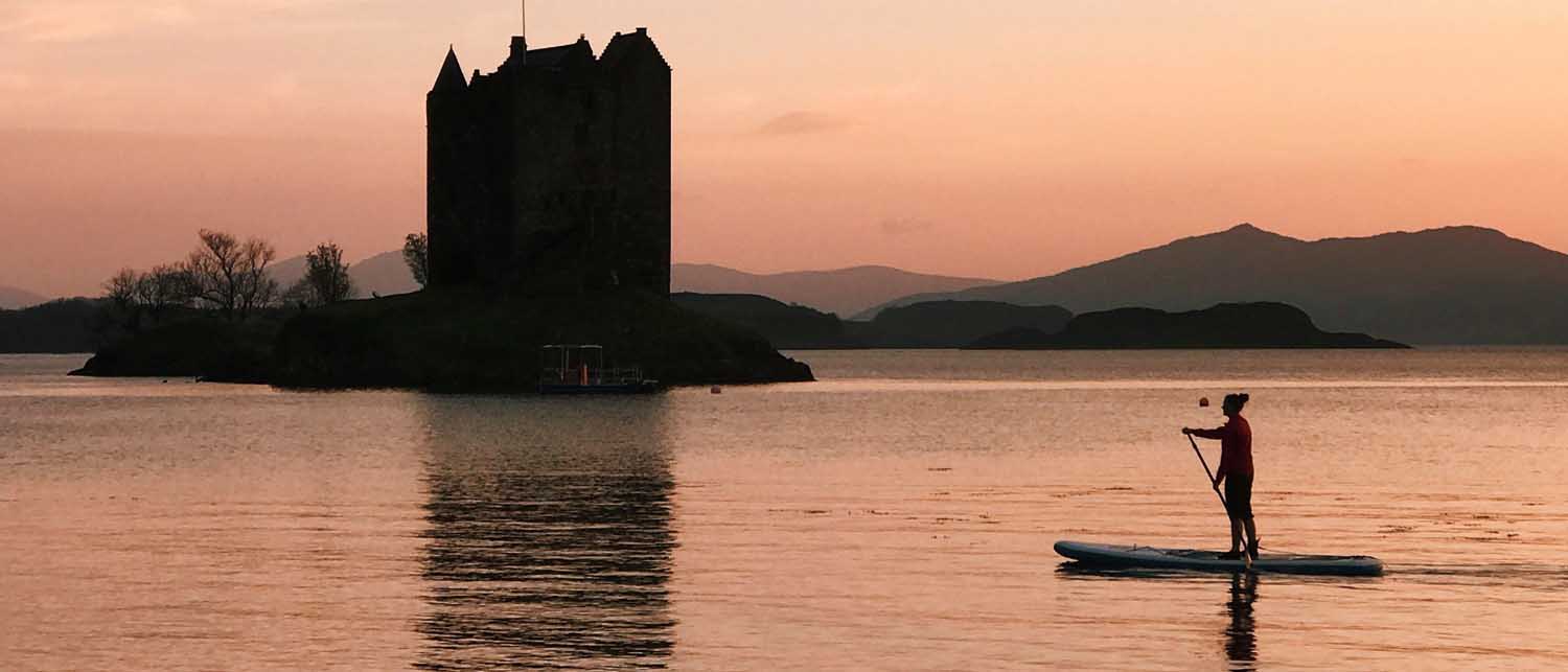 Picturesque paddle boarding: sup scotland