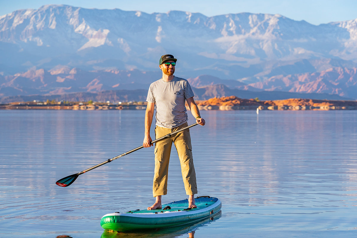 paddle board paddling at Sand Hollow