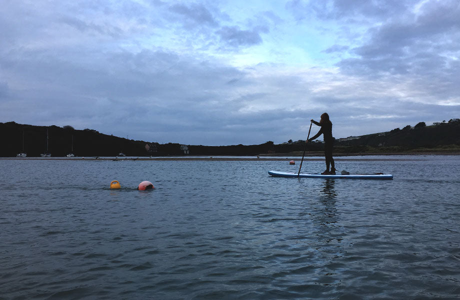 Serene SUP route on the River Avon, Devon