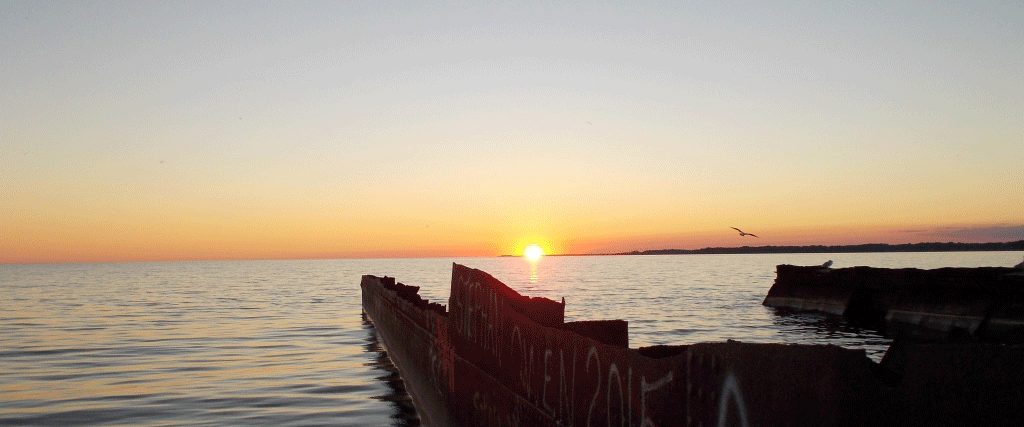 Sherkston Beach, Lake Erie, USA