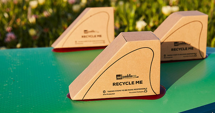 Red Original recyclable packaging 