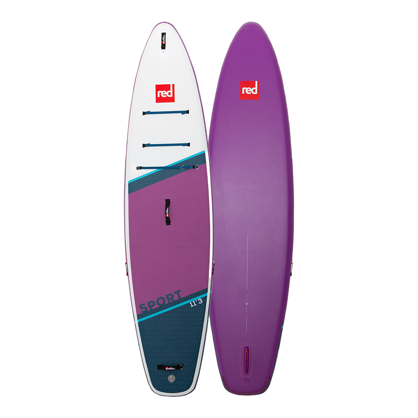 11'3" Sport Purple MSL Inflatable Paddle Board Package