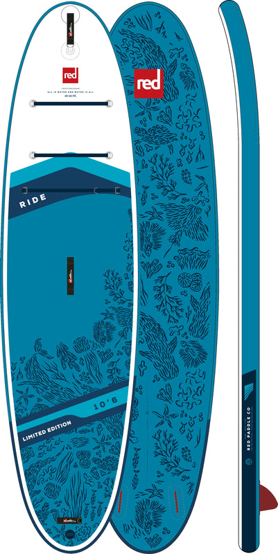 10'6" Ride Love the Oceans Limited Edition MSL Inflatable Paddle Board Package