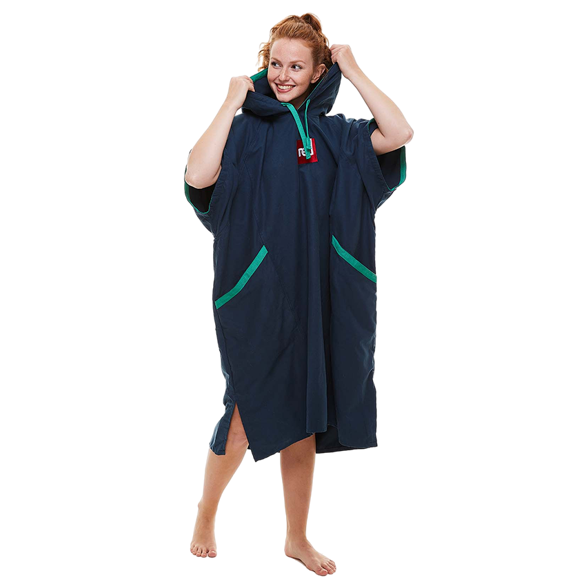 Women's Quick Dry Microfibre Changing Robe - Navy