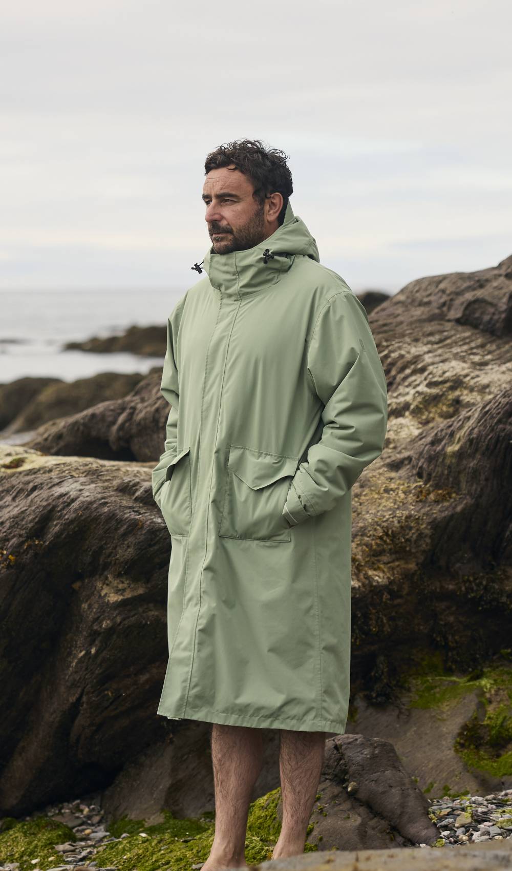 Red Equipment | Men's EVO Slim Fit Waterproof Parka Jacket - Sage