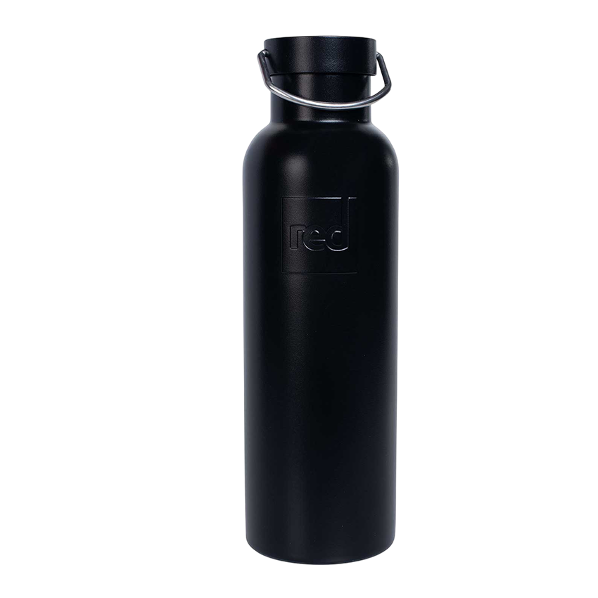Red Equipment Insulated Black Water Bottle