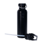 RED Insulated Black Water Bottle