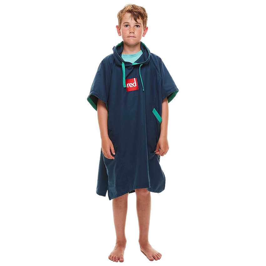 Red Equipment Kids Quick Dry Microfibre Changing Robe - Navy
