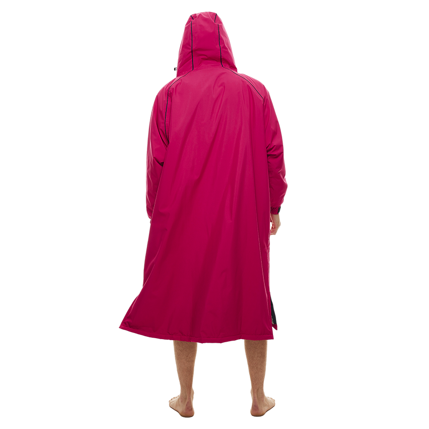 Men's Long Sleeve Pro Change Robe EVO - Fuchsia