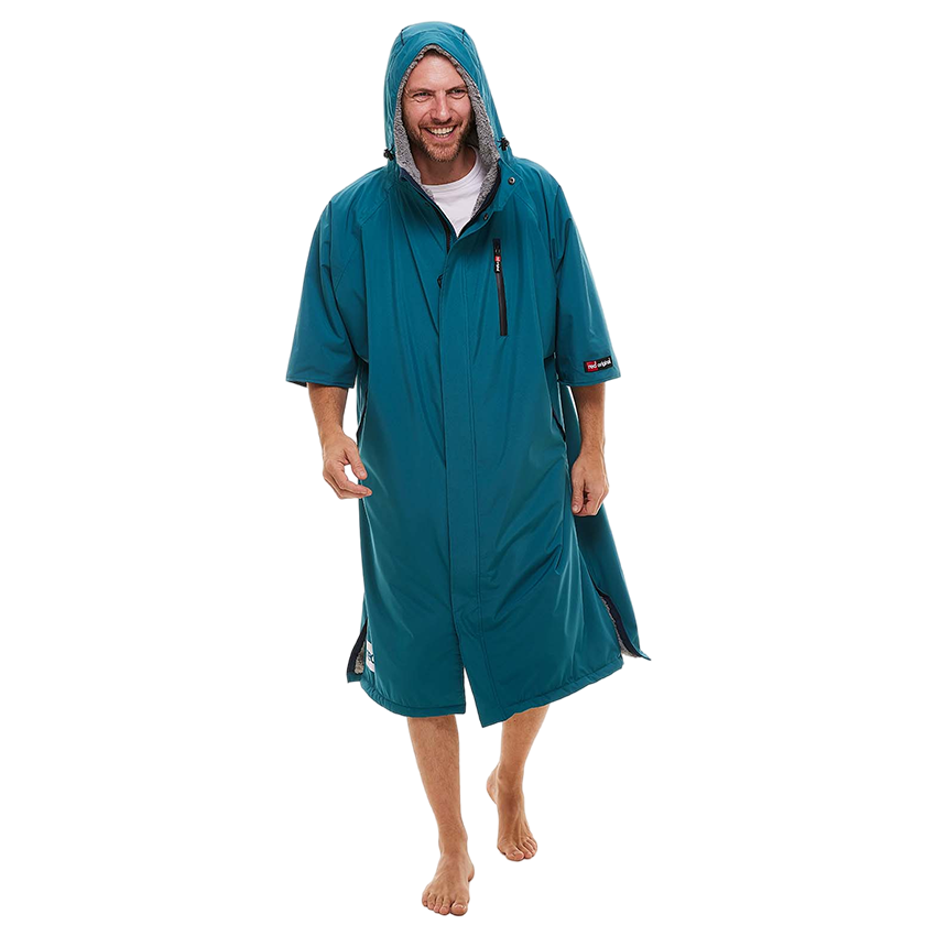 Men's Short Sleeve Pro Change Robe EVO - Teal