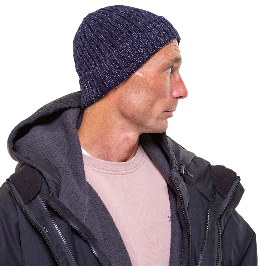 Merino Beanie - Navy