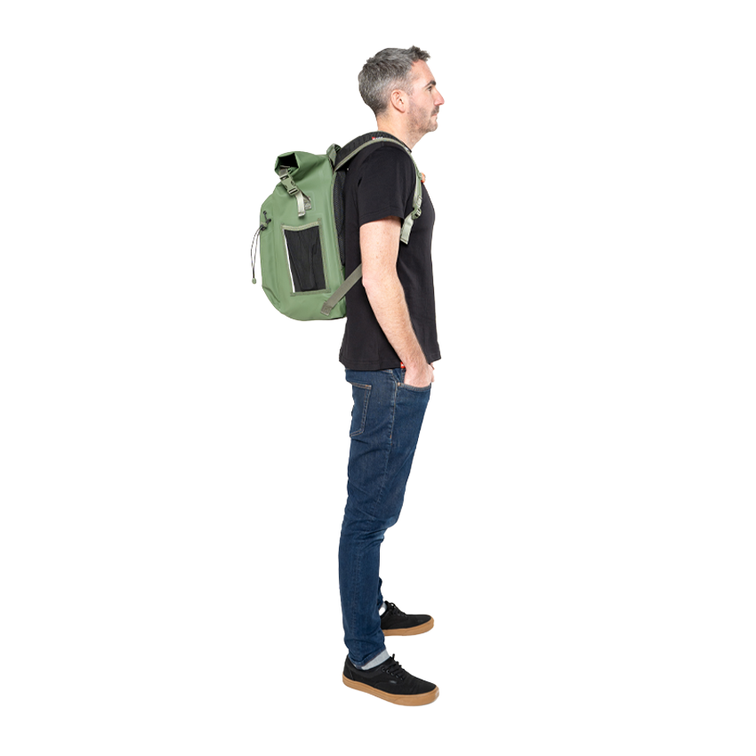 Adventure Waterproof Backpack 30L - Olive Green