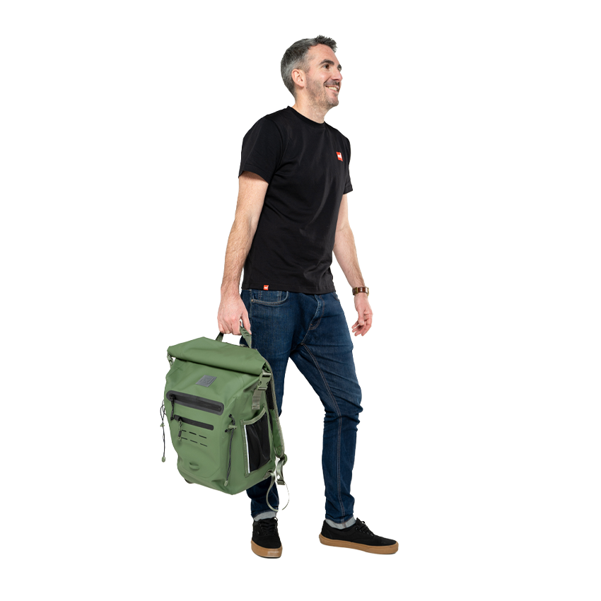 Adventure Waterproof Backpack 30L - Olive Green