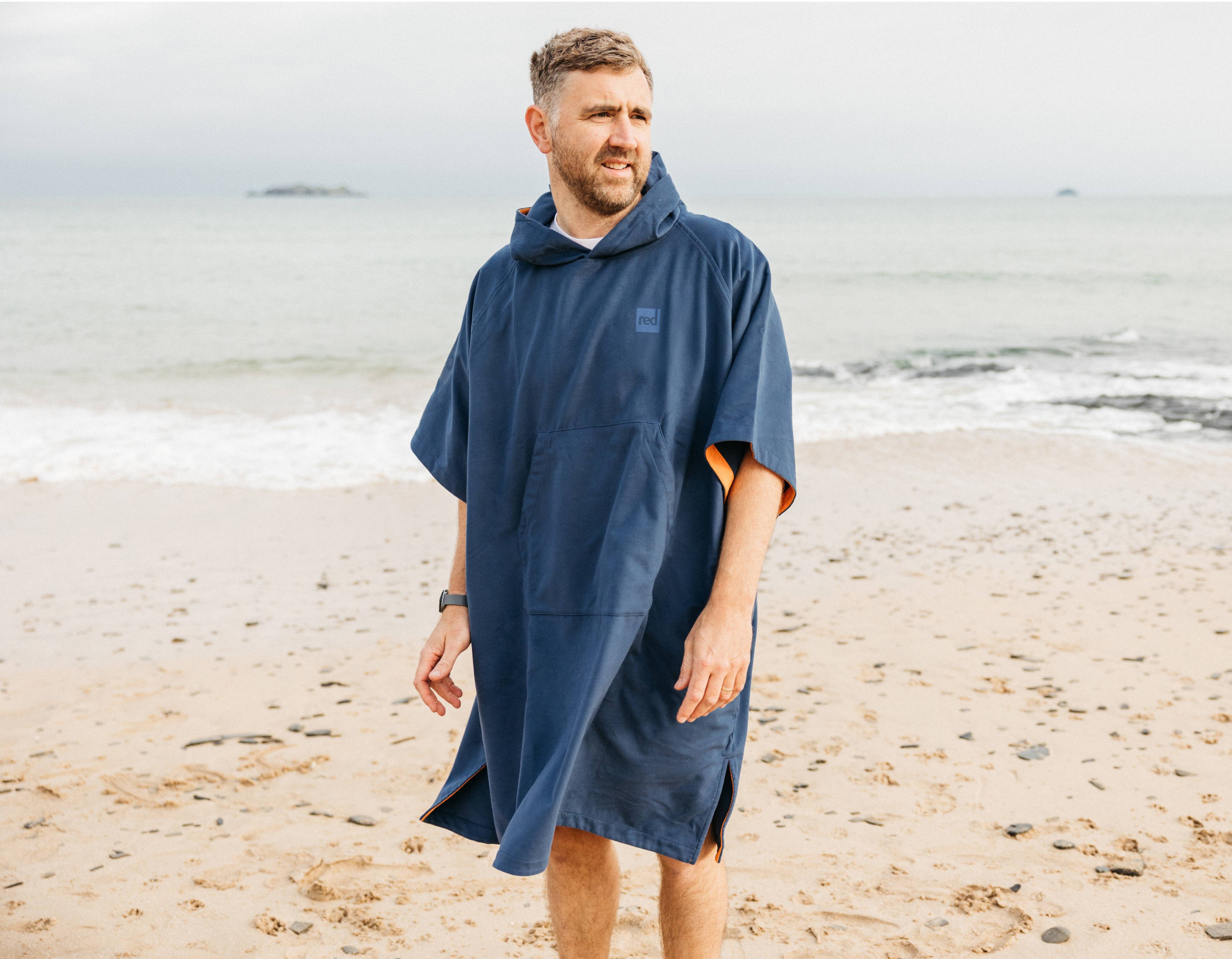 Red Equipment Men's Quick Dry Microfibre Poncho Changing Robe