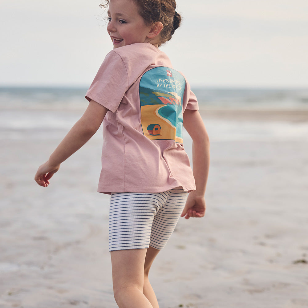 Kids’ Sands Organic Cotton T-Shirt - Light Pink