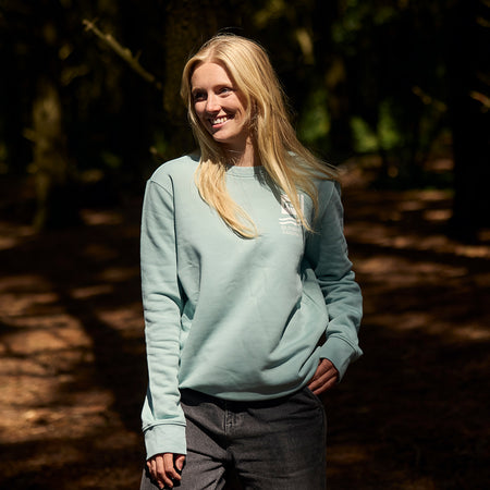 Waypoint Organic Cotton Sweatshirt Jade Green
