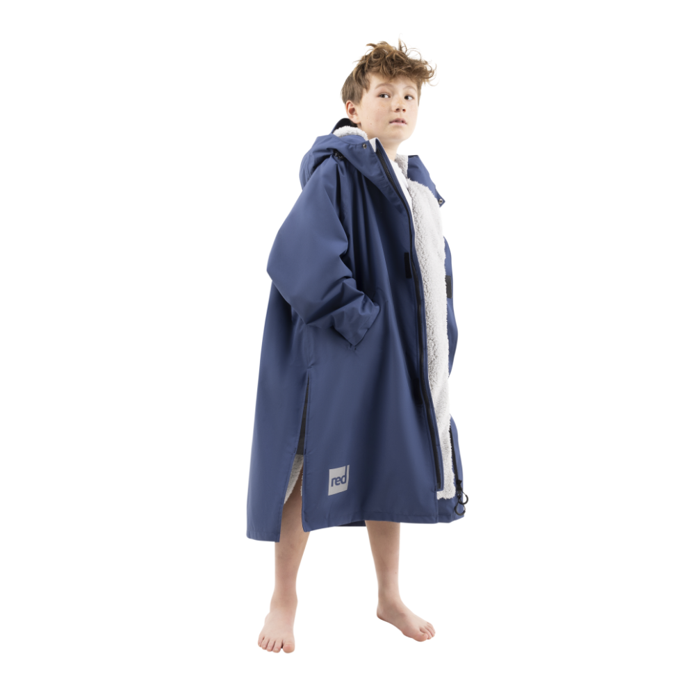 Kids’ Long Sleeve Dry Waterproof Changing Robe Alter EVO Pro - Admiral Blue