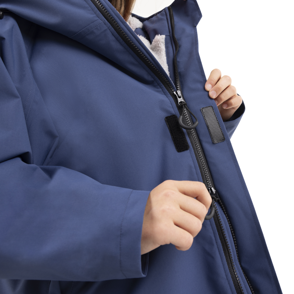 Kids’ Long Sleeve Dry Waterproof Changing Robe Alter EVO Pro - Admiral Blue