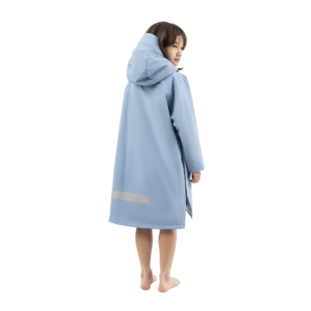 Kids’ Long Sleeve Dry Waterproof Changing Robe Alter EVO Pro - Alpine Blue