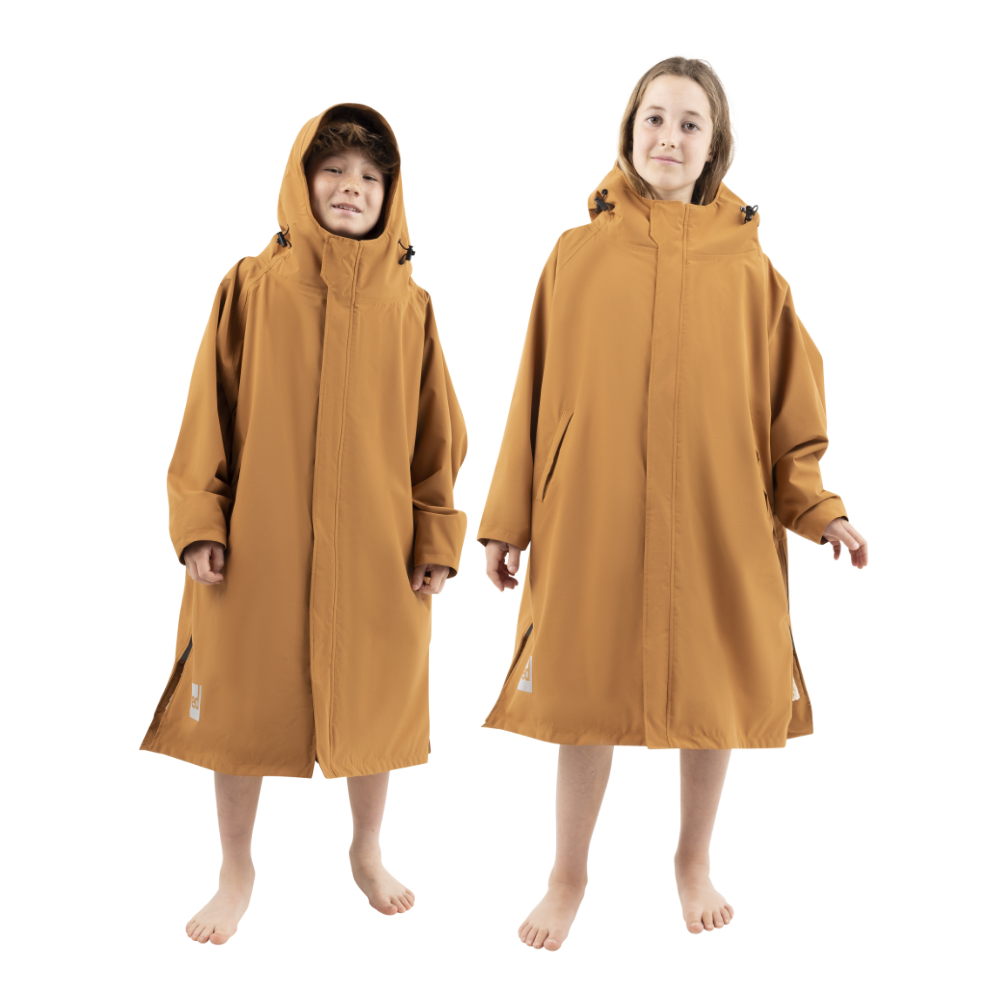 Red Equipment Kids’ Long Sleeve Dry Waterproof Changing Robe - Tan ...
