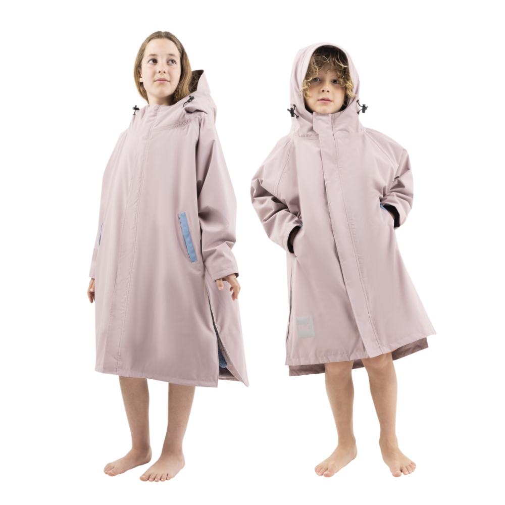 Red Equipment Kids’ Long Sleeve Dry Waterproof Changing Robe - Pink ...