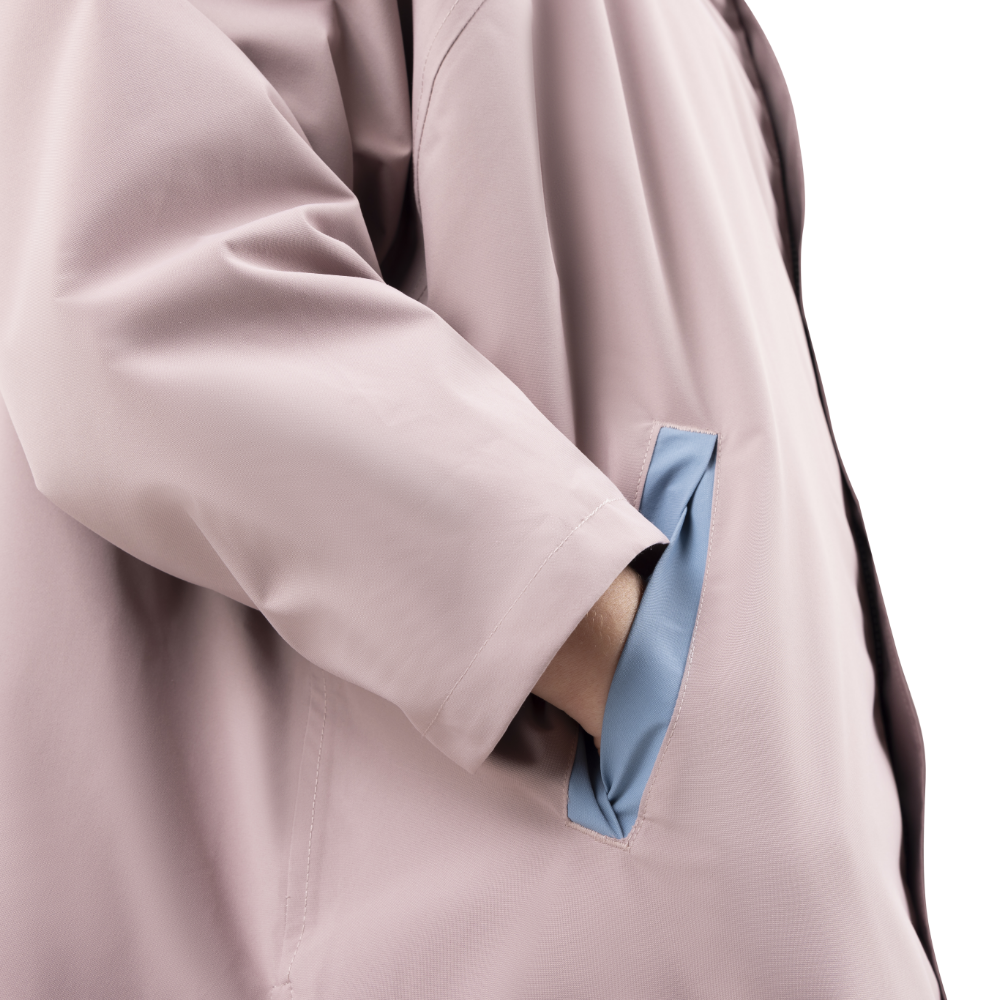 Kids’ Long Sleeve Dry Waterproof Changing Robe Alter EVO Pro - Salty Pink