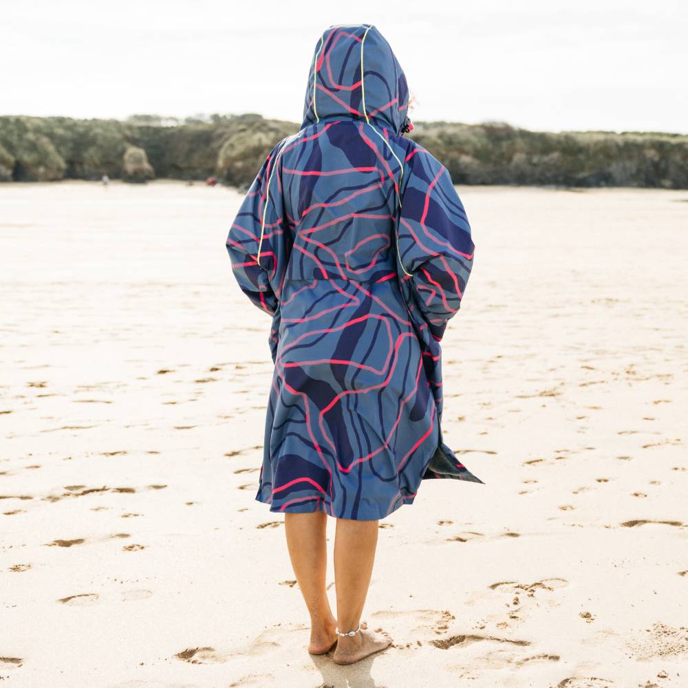 Women's Limited Edition Dry Waterproof Changing Robe Alter EVO Pro - Tidal Textures
