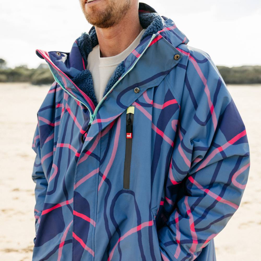 Men's Limited Edition Dry Waterproof Changing Robe Alter EVO Pro - Tidal Textures