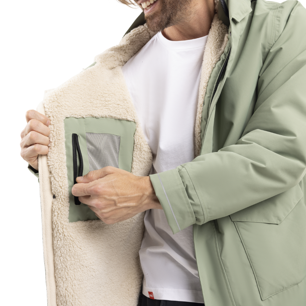 Red Equipment Men's EVO Slim Fit Waterproof Parka Jacket Sage