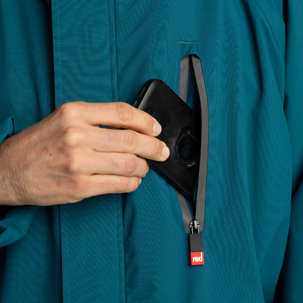 Men's Long Sleeve Dry Waterproof Changing Robe Alter EVO - Atlantic Teal