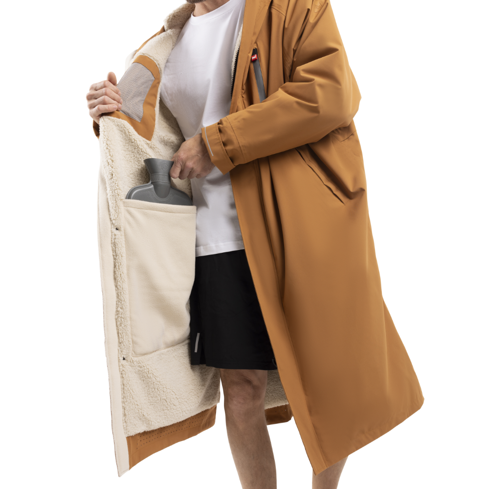 Men's Long Sleeve Dry Waterproof Changing Robe Alter EVO - Caramel