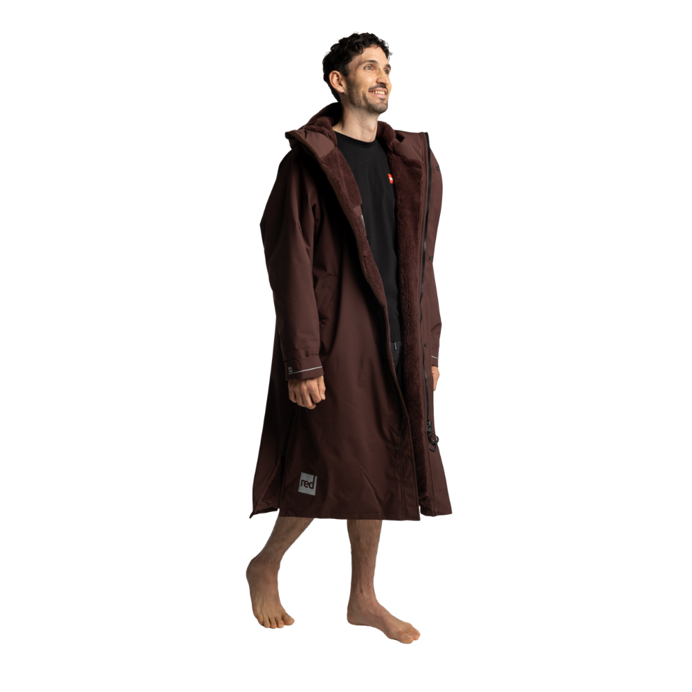 Men's Long Sleeve Dry Waterproof Changing Robe Alter EVO - Deep Chestnut