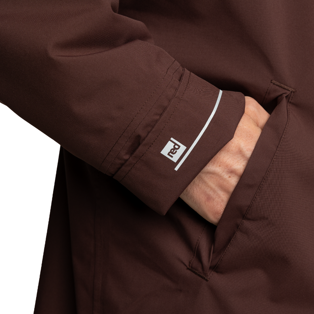Men's Long Sleeve Dry Waterproof Changing Robe Alter EVO - Deep Chestnut
