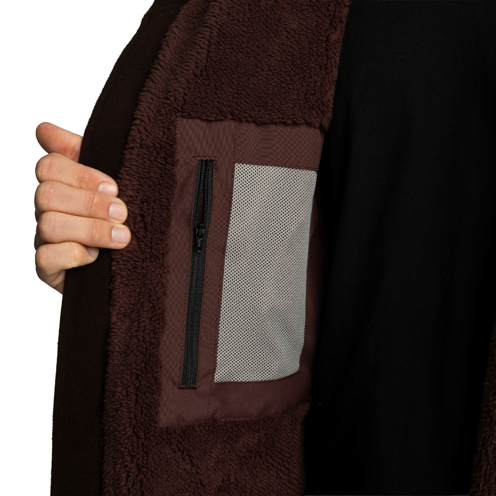 Men's Long Sleeve Dry Waterproof Changing Robe Alter EVO - Deep Chestnut