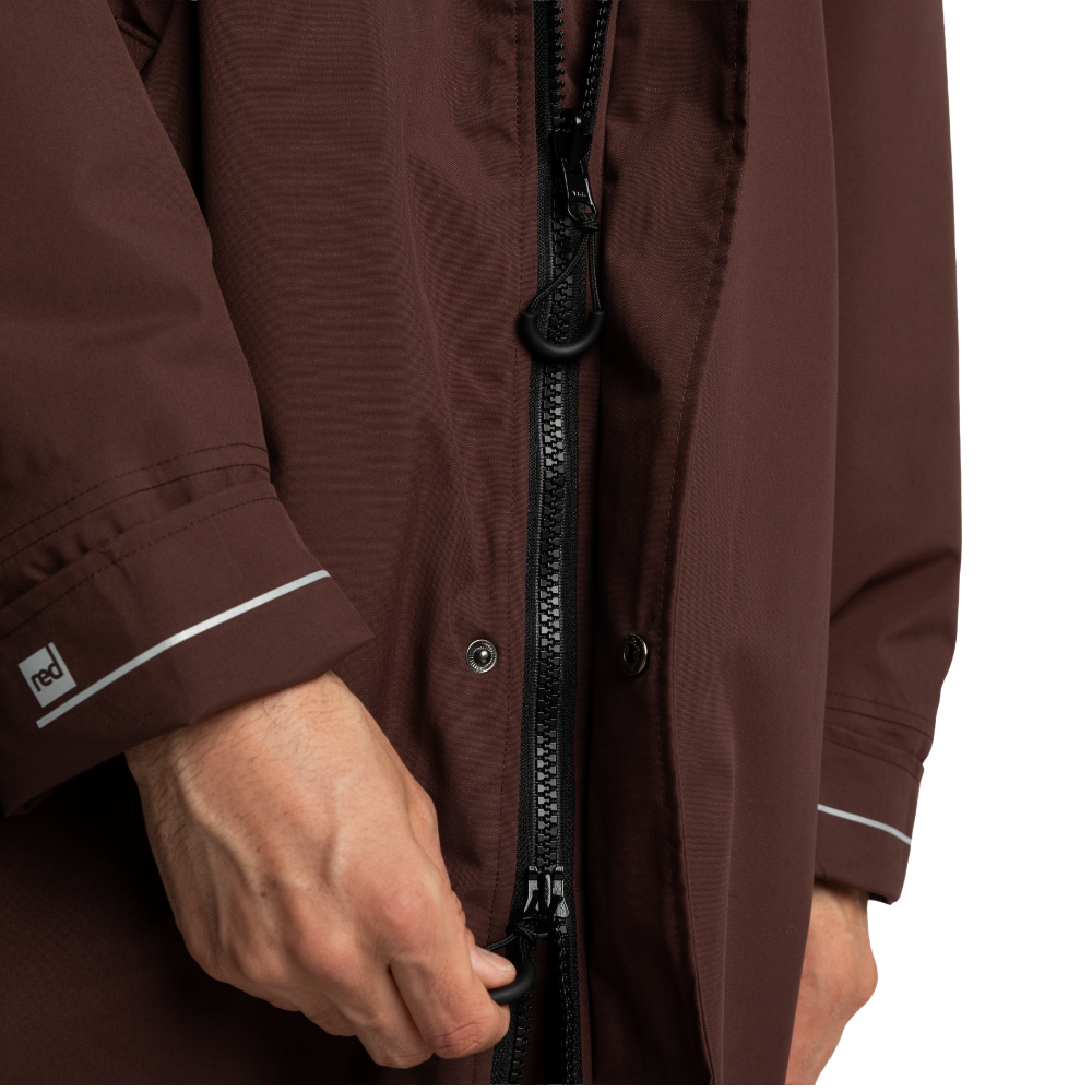 Men's Long Sleeve Dry Waterproof Changing Robe Alter EVO - Deep Chestnut