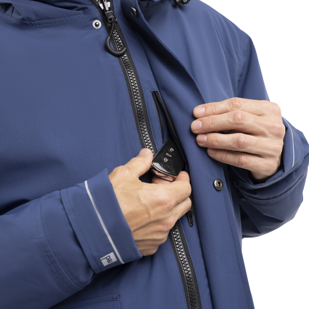 Men's EVO Pro Waterproof Parka Jacket - Admiral Blue