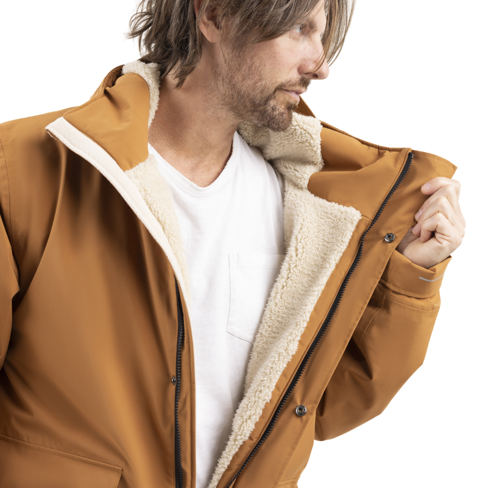 Men's EVO Pro Slimline Waterproof Parka Jacket - Caramel