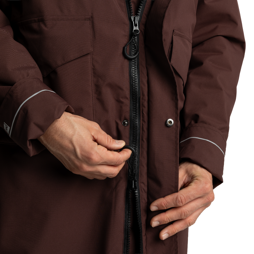 Men's EVO Pro Waterproof Parka Jacket - Deep Chestnut