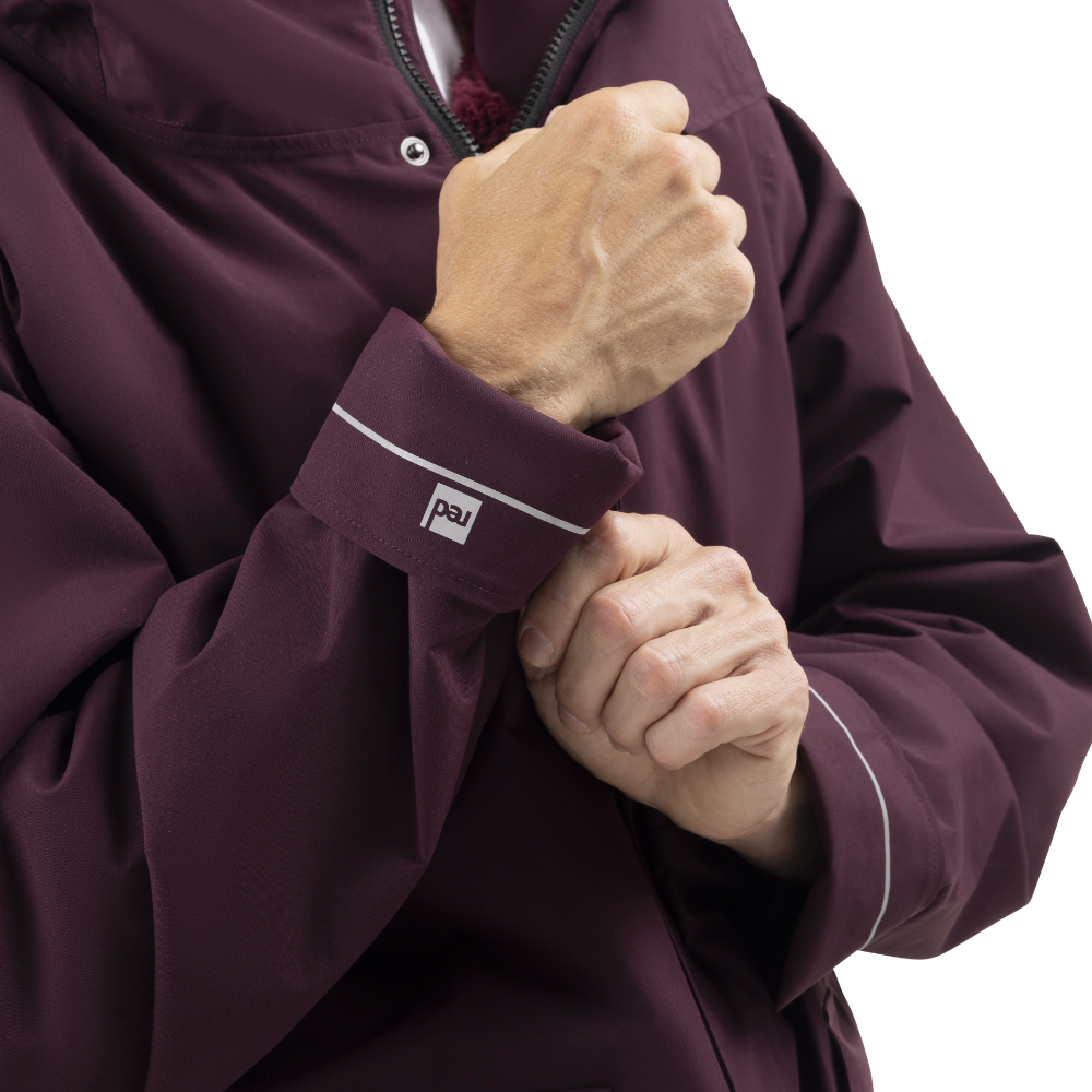 Men's EVO Pro Slimline Waterproof Parka Jacket - Rich Burgundy