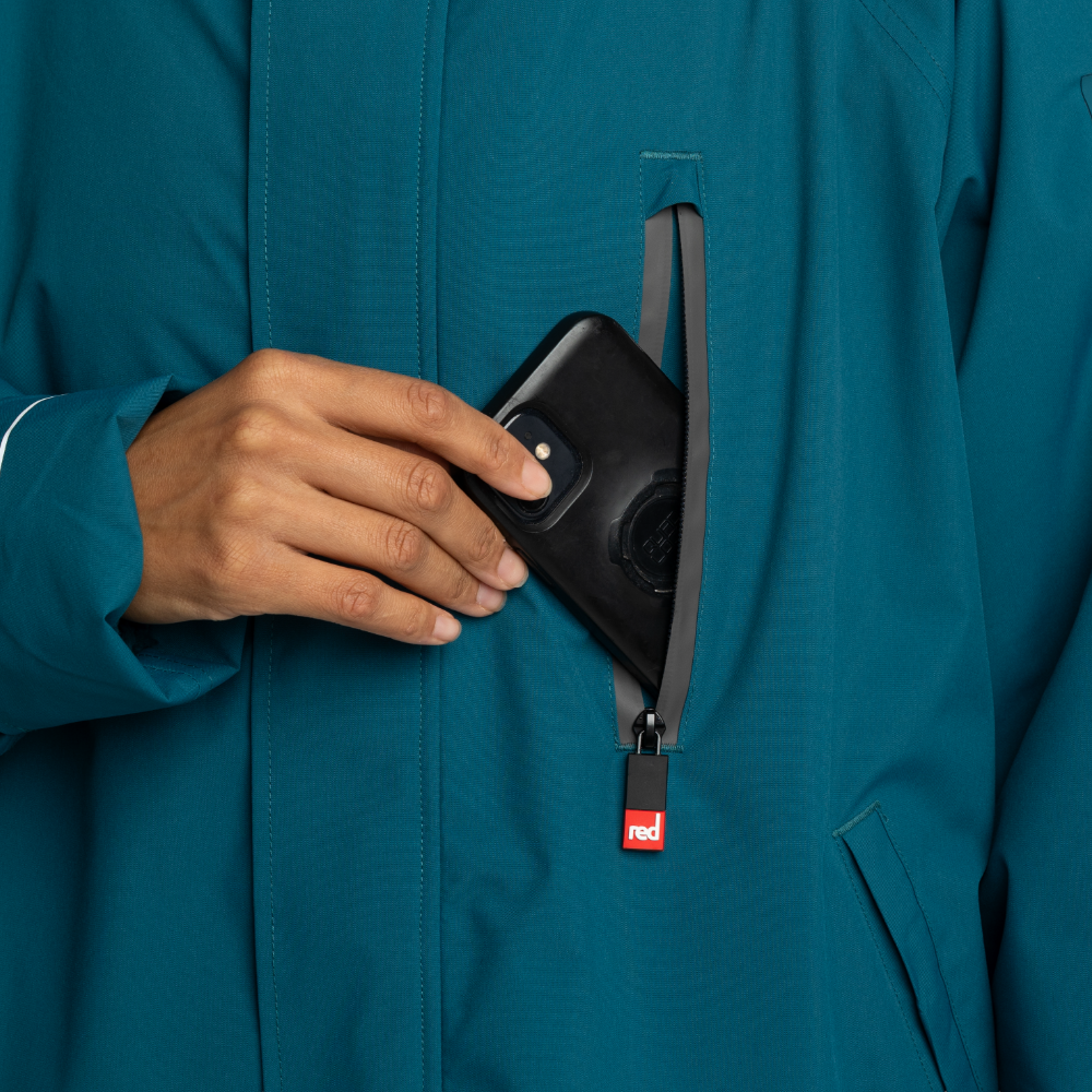 Women's Long Sleeve Dry Waterproof Changing Robe Alter EVO - Atlantic Teal