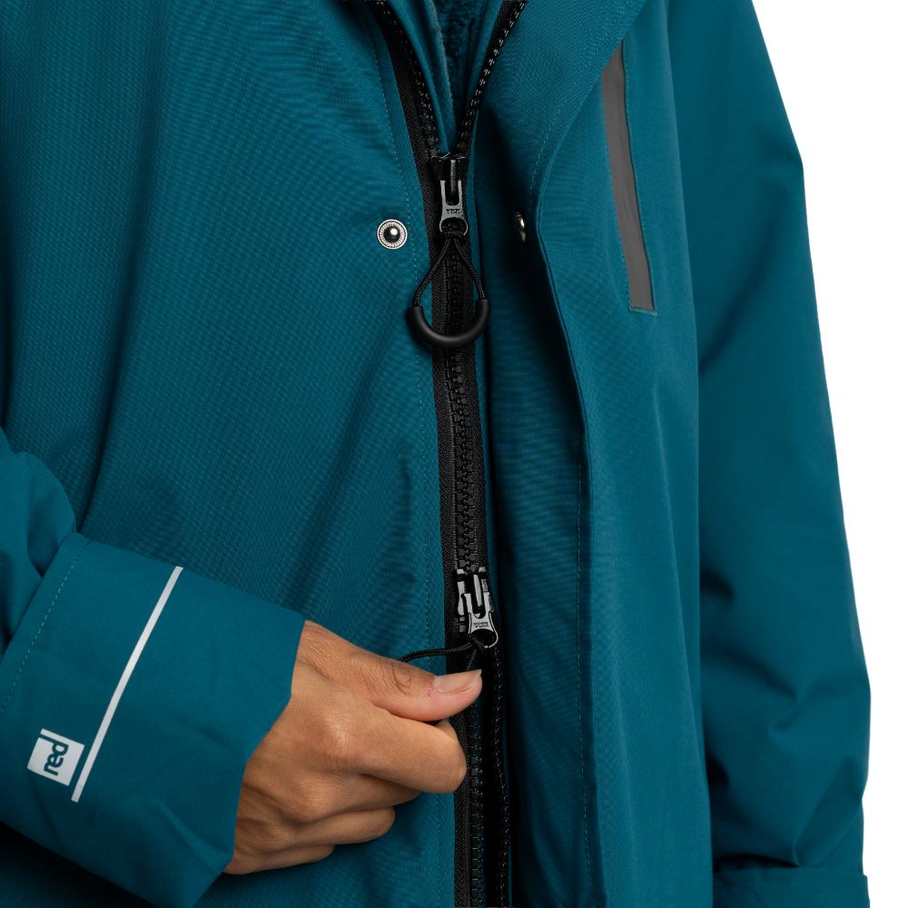 Women's Long Sleeve Dry Waterproof Changing Robe Alter EVO - Atlantic Teal