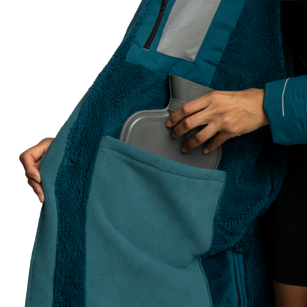 Women's Long Sleeve Dry Waterproof Changing Robe Alter EVO - Atlantic Teal