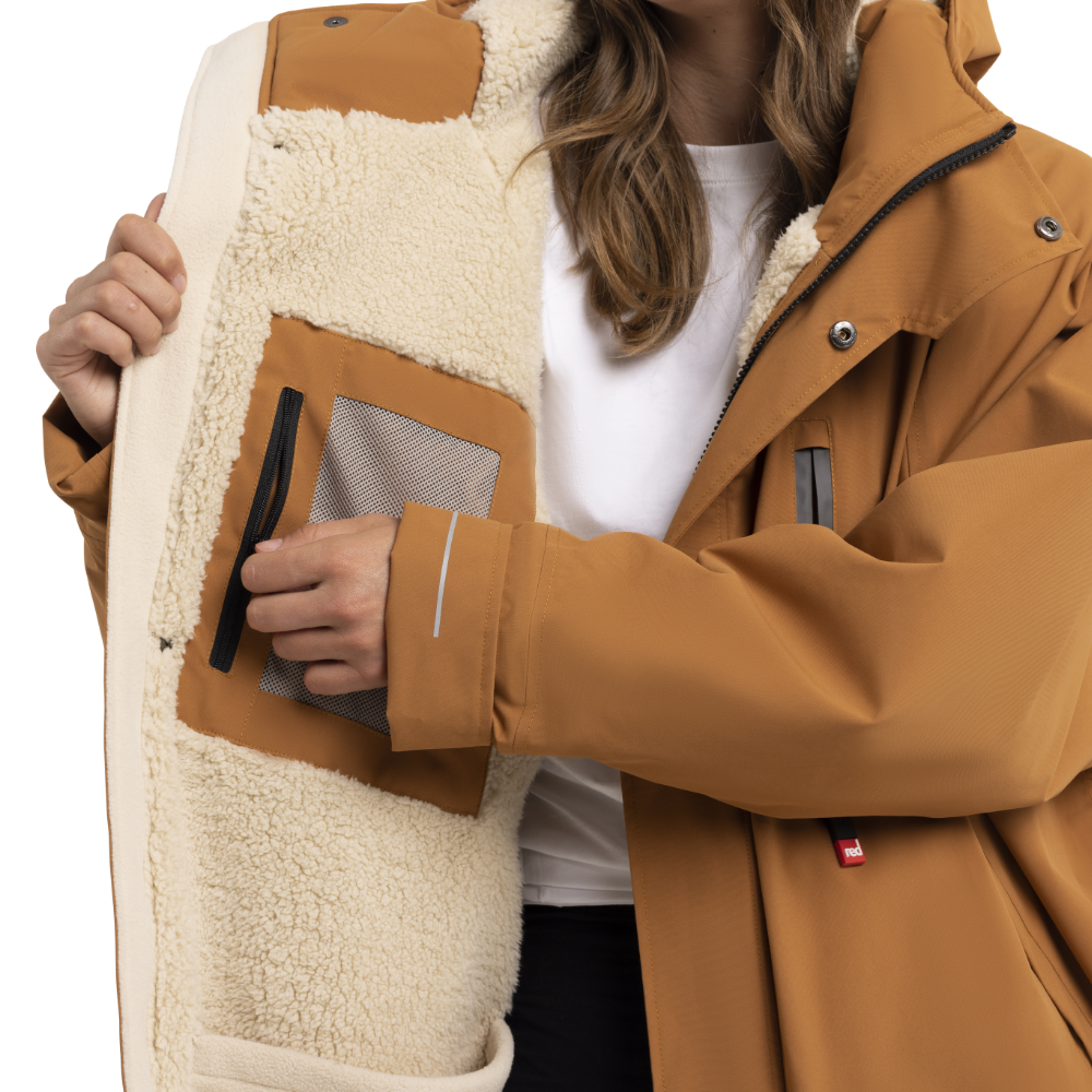 Women's Long Sleeve Dry Waterproof Changing Robe Alter EVO - Caramel