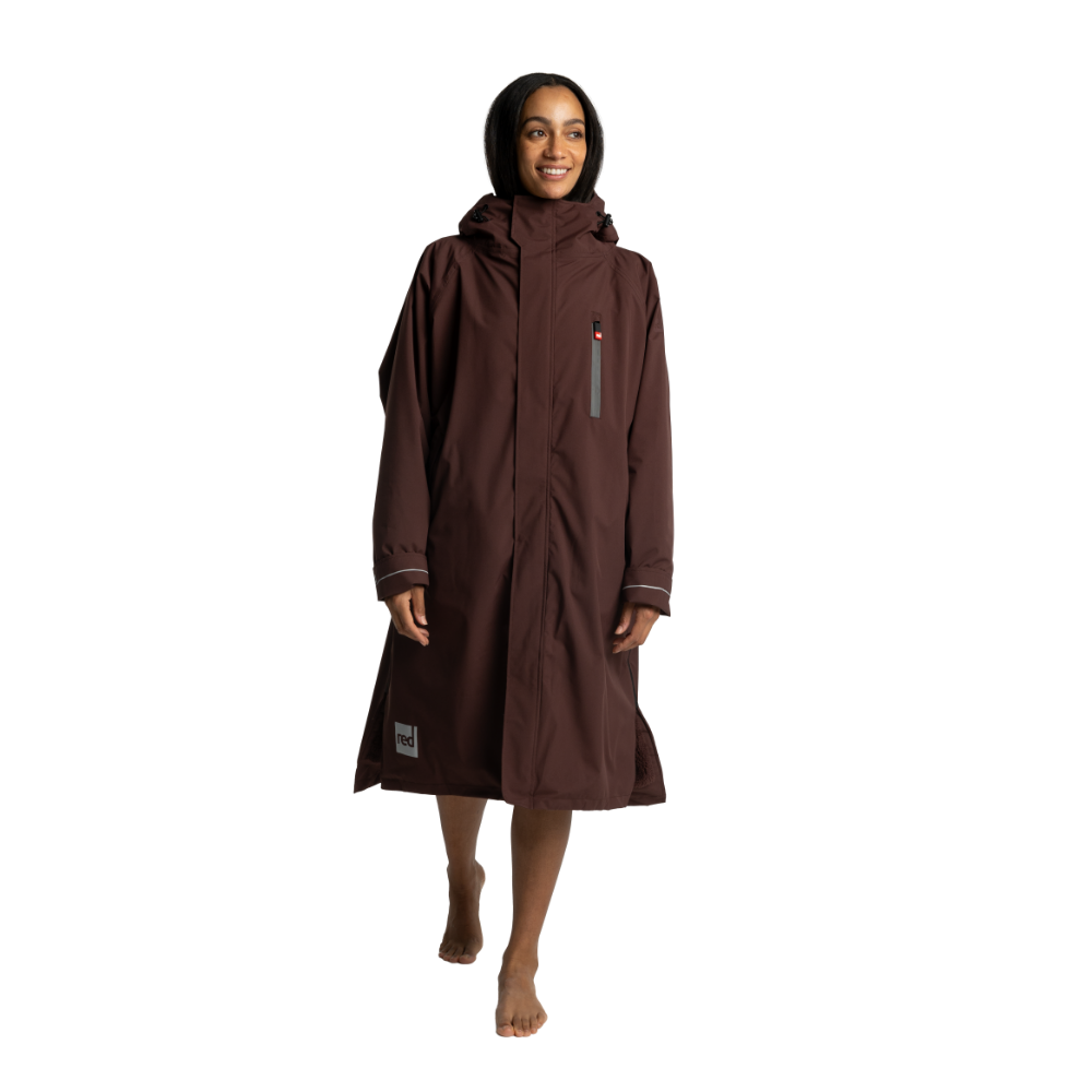 Women's Long Sleeve Dry Waterproof Changing Robe Alter EVO - Deep Chestnut