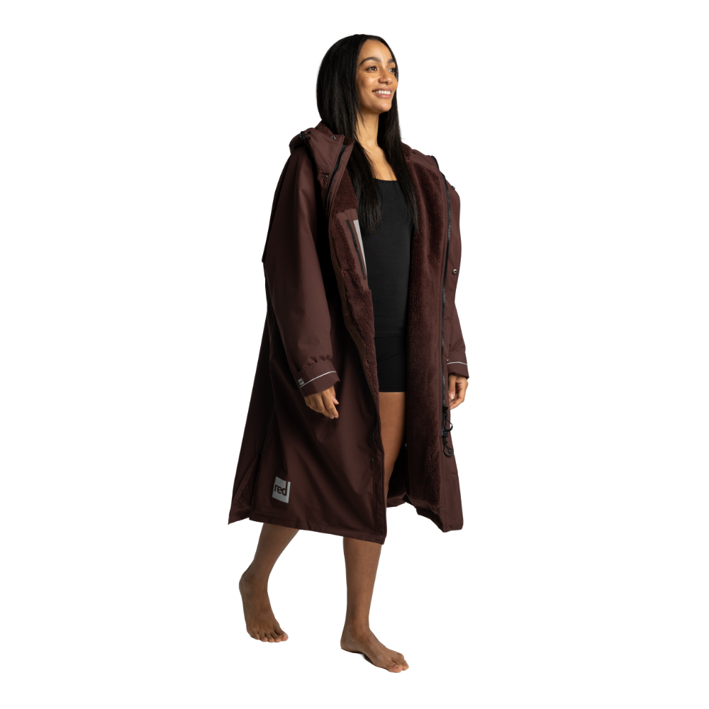 Women's Long Sleeve Dry Waterproof Changing Robe Alter EVO - Deep Chestnut